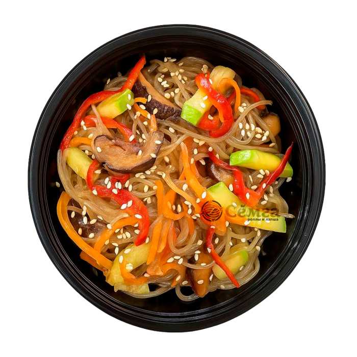 Фунчоза с овощами