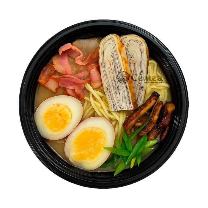 Рамен с беконом